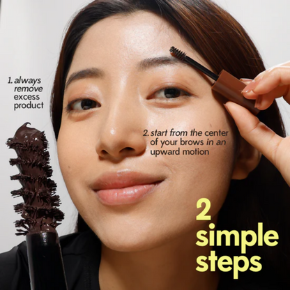 Ruby's Organics Tinted Eyebrow Gel - Ash - Distacart