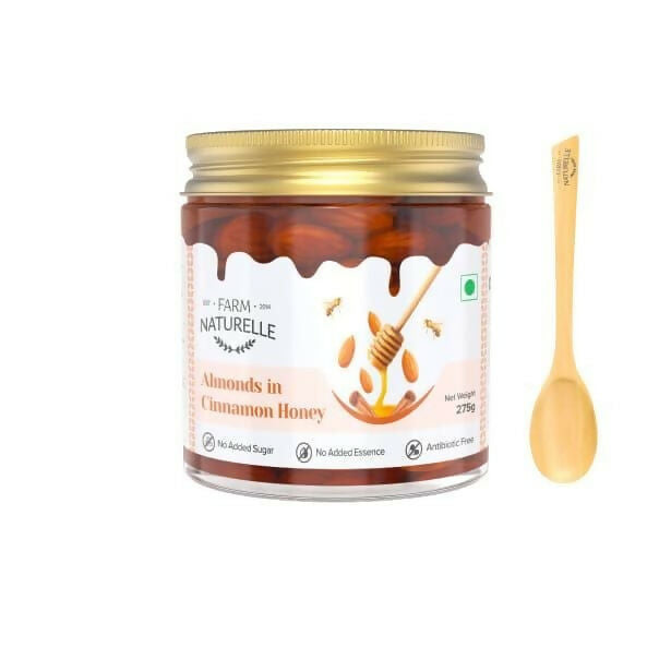 Farm Naturelle Almonds in Cinnamon Honey - Premium Sweet - Distacart