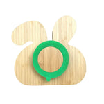 Thumbnail for Littlecherrymom Bunny Bamboo Suction Plate (With Fork And Spoon) - Distacart