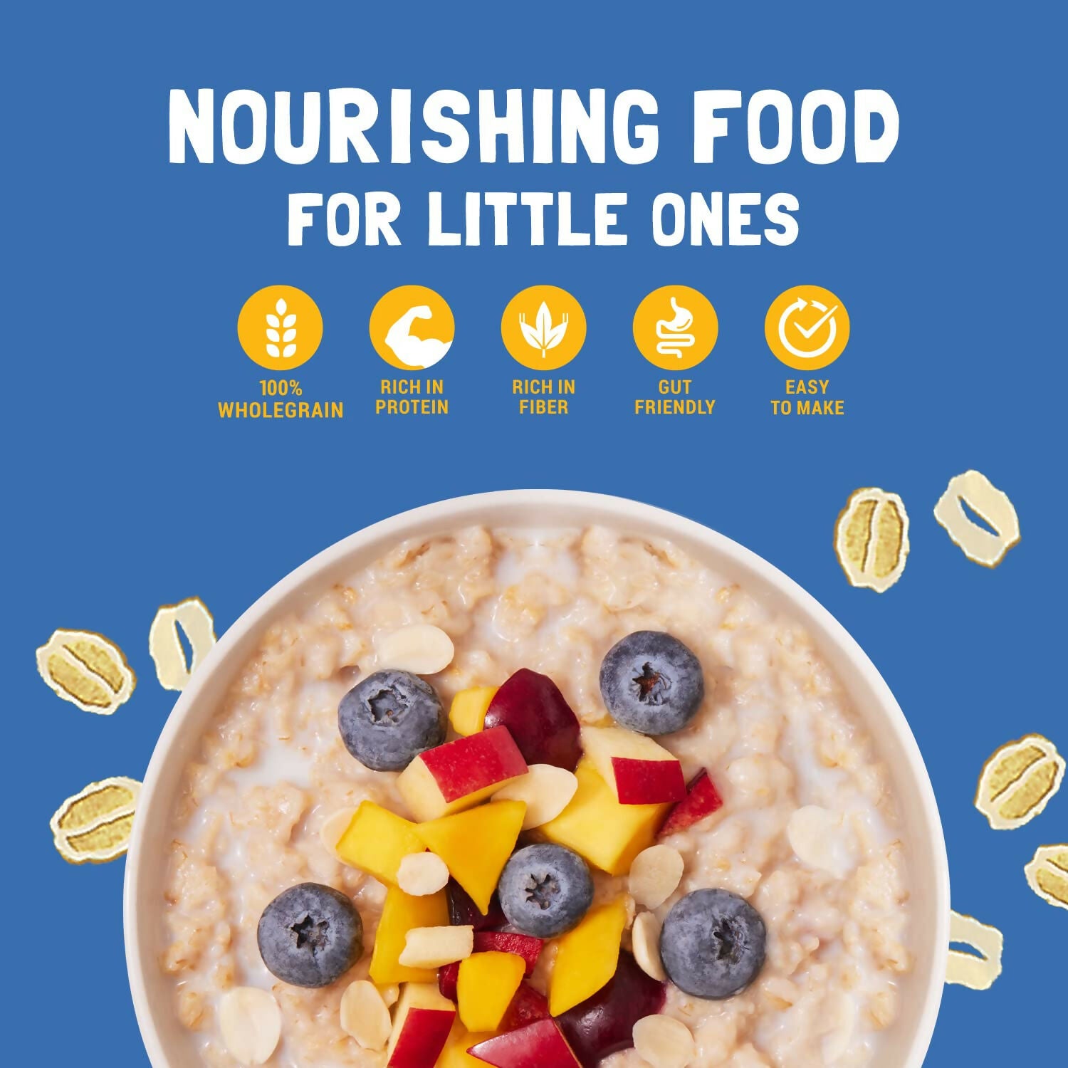 Slurrp Farm Rolled Oats (Jumbo Rolled) No Added Sugar - Distacart