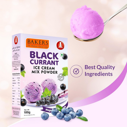 BAKERS Black Currant Ice Cream Powder - Dista