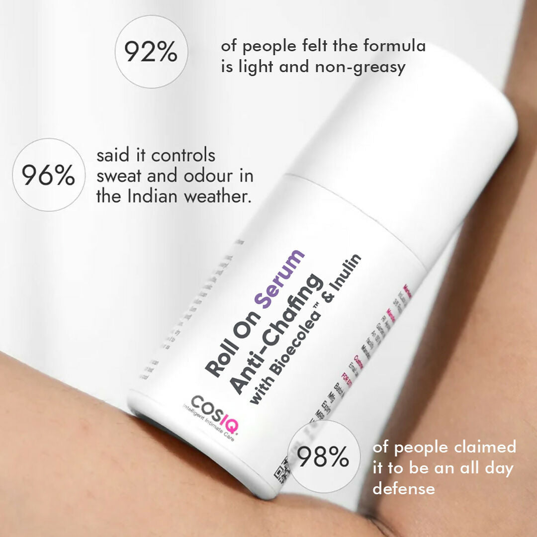 Cos-IQ Anti Chafing Roll-On Serum With Bioecolea & Inulin - Distacart