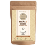 Thumbnail for Satvi Wellness Sariva Ginger Herbal Infusion Mix In Indvidual Packets | Herbal Tea Sache