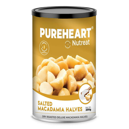 Pureheart Salted Macadamia Halves - Distacart