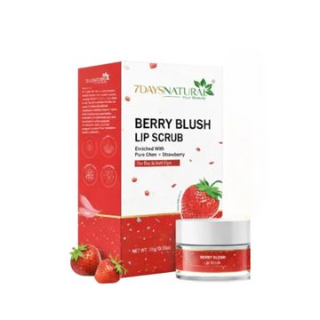 7days Natural Lip Scrub For Dark Tanned Lip Shine, Glossy, Soft With Moisturize Scrub - Dista