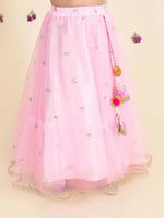 Thumbnail for Joban Fashion Girl's Baby Pink Color Lehenga Choli