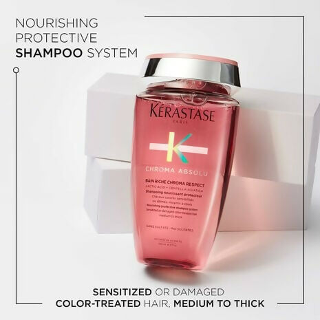 Kerastase Chroma Absolu Bain Riche Chroma Respect Shampoo for Thick Hair - Distacart