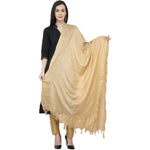 Thumbnail for A R Silk Golden Border Regular Dupatta Color Golden Dupatta or Chunni