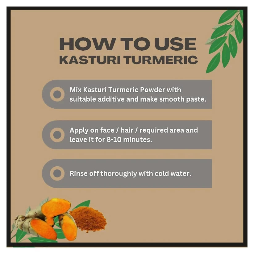Etheric Kasturi Turmeric & Sandal Powder Combo – Herbal Face Pack for Glowing Skin - Dista