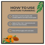 Thumbnail for Etheric Kasturi Turmeric & Sandal Powder Combo – Herbal Face Pack for Glowing Skin - Dista