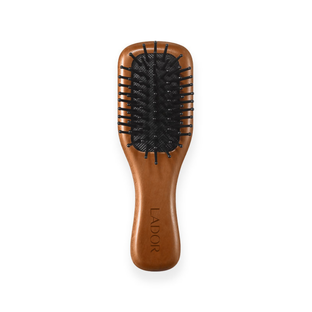 La'dor Mini Wooden Korean Paddle Brush
