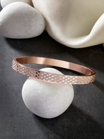 Thumbnail for NVR Men's Set of 2 Rhodium-Plated Stainless Steel Kada Bracelet - Distacart