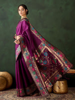 Thumbnail for Mitera Woven Design Zari Saree with Blouse Piece