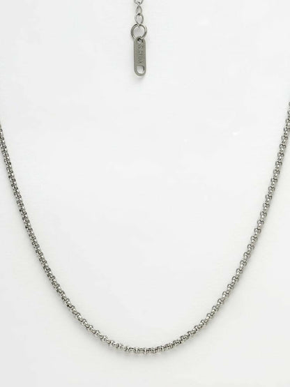 NVR Women German Silver Oxidised Chain - Distacart