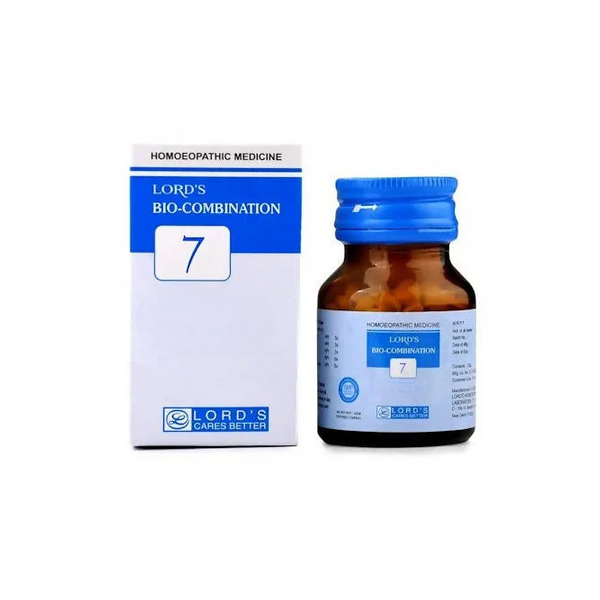 Lord's Homeopathy Bio-Combination 7 Tablet - Distacart