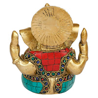 Thumbnail for Artvarko Brass Idol Ganesha Murti - Distacart