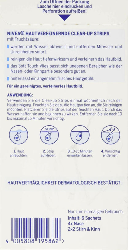 Nivea Visage Hautverfeinerndes Clear Up Strips - Distacart