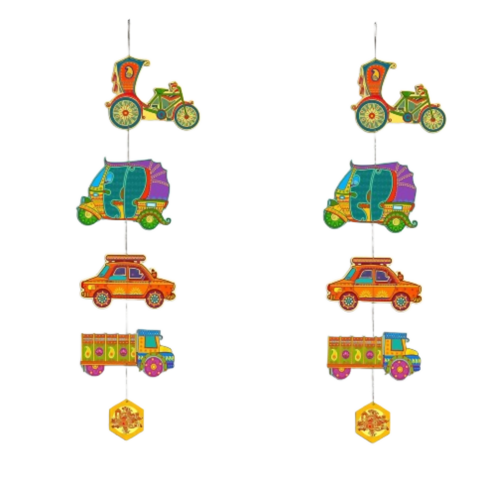 Artvibes Wood Decorative Vehicles Wall And Door Hanging for Home - Dista