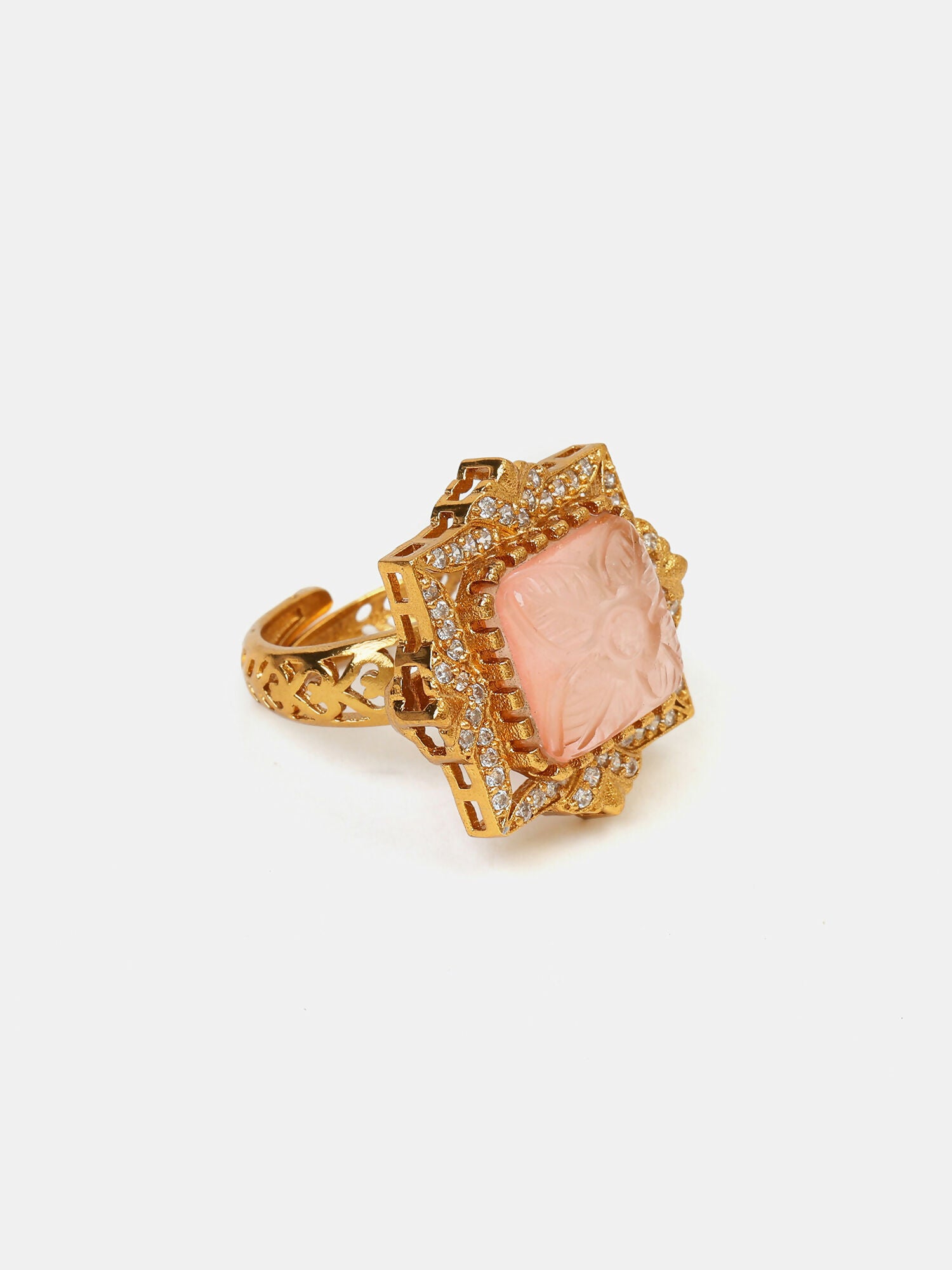 Ruby Raang Diamond Crystal Ring - Distacart