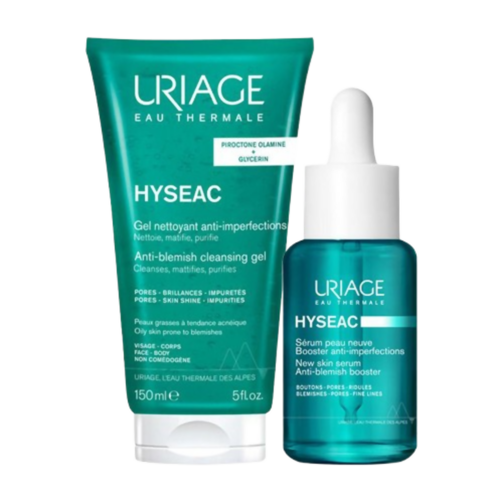 Uriage Anti-Acne Combo (Hyseac Serum + Face Wash) - Distacart
