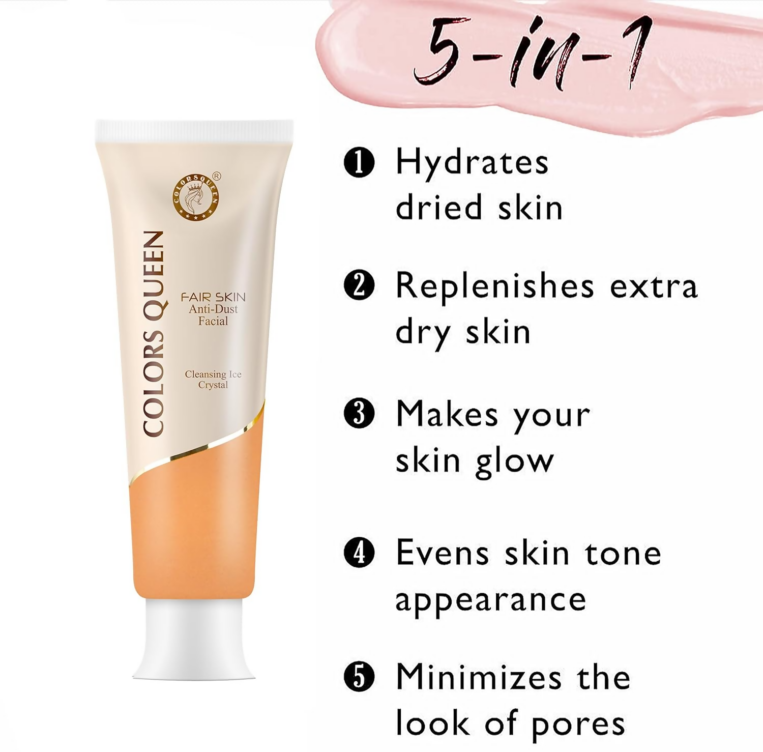 Colors Queen Fair Skin Anti Dust Facial Cleanser - Distacart