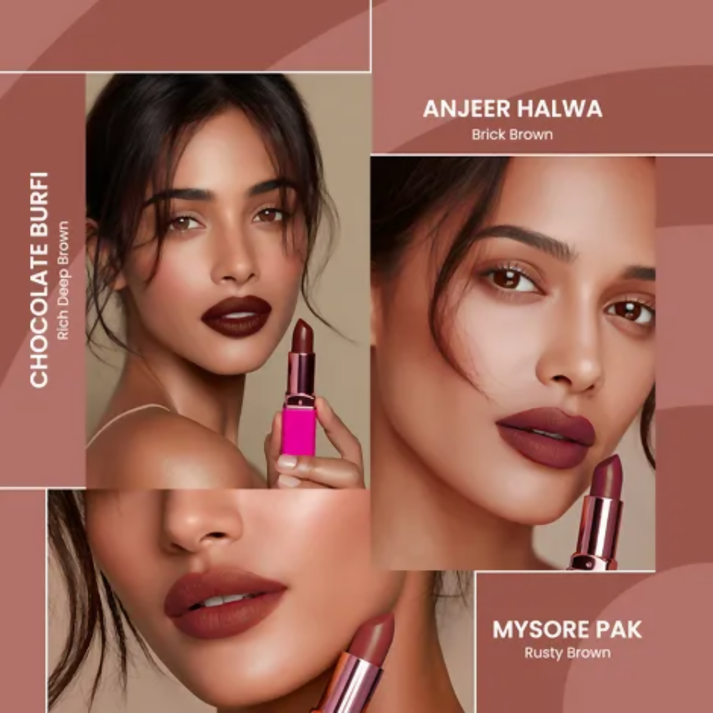NY Bae Sweet Shop Staples Lipsticks: Nudes & Browns Combo - Distacart