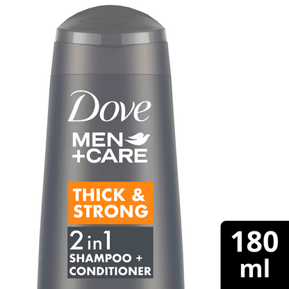 Dove Men + Care Thick & Strong 2 In 1 Shampoo + Conditioner - Distacart