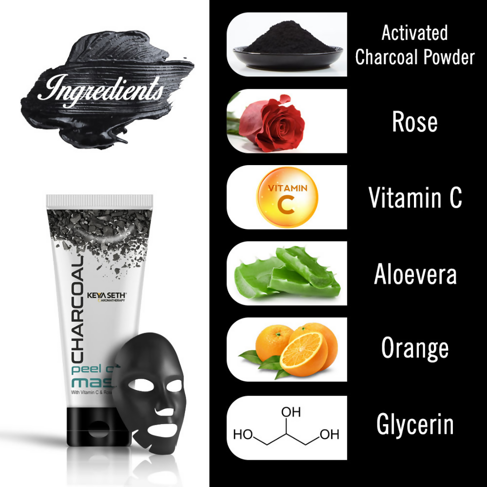 Keya Seth Aromatherapy Charcoal Peel Off Mask - Distacart