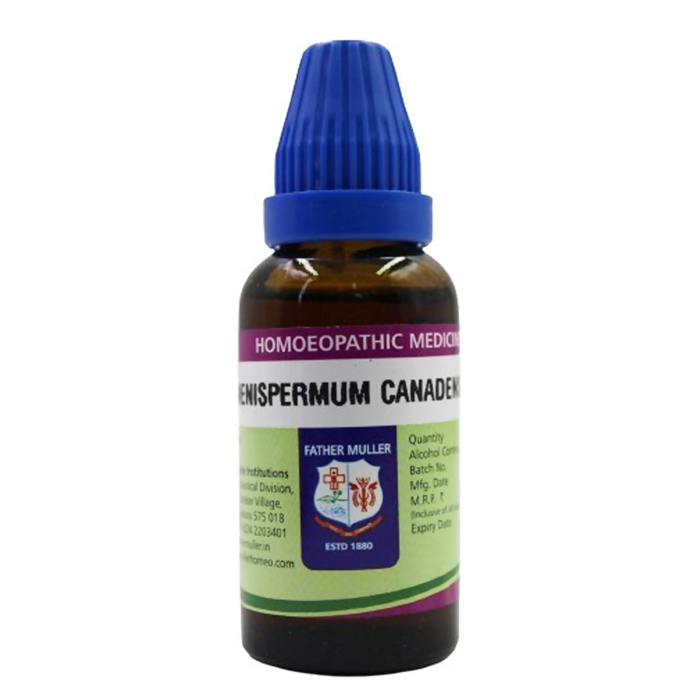 Father Muller Menispermum Canadense Mother Tincture Q - Distacart