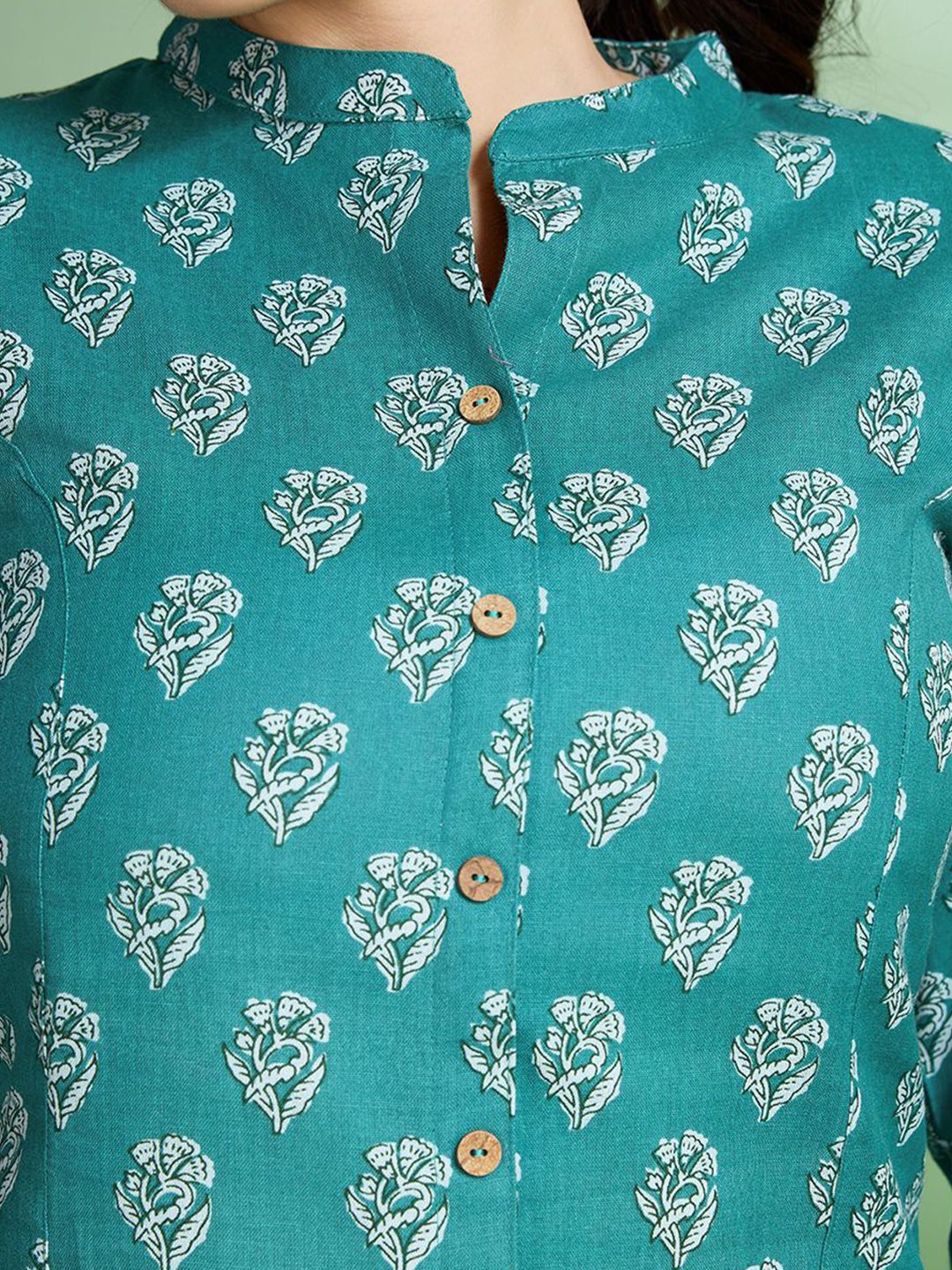 Sangria Printed Pure Cotton Kurta - Distacart