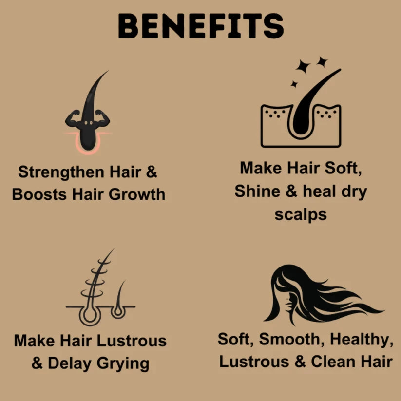 Etheric Amla Bhringraj Shikakai Powder Combo – Herbal Hair Growth & Strength Pack - Dista