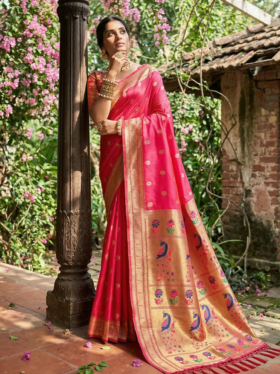 Shree Shyam Fashion Light Pink Soft Silk Saree - Dista