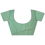 Thumbnail for Joban Fashion Light Blue Banarasi Soft Lichi Silk Checks & Woven Saree