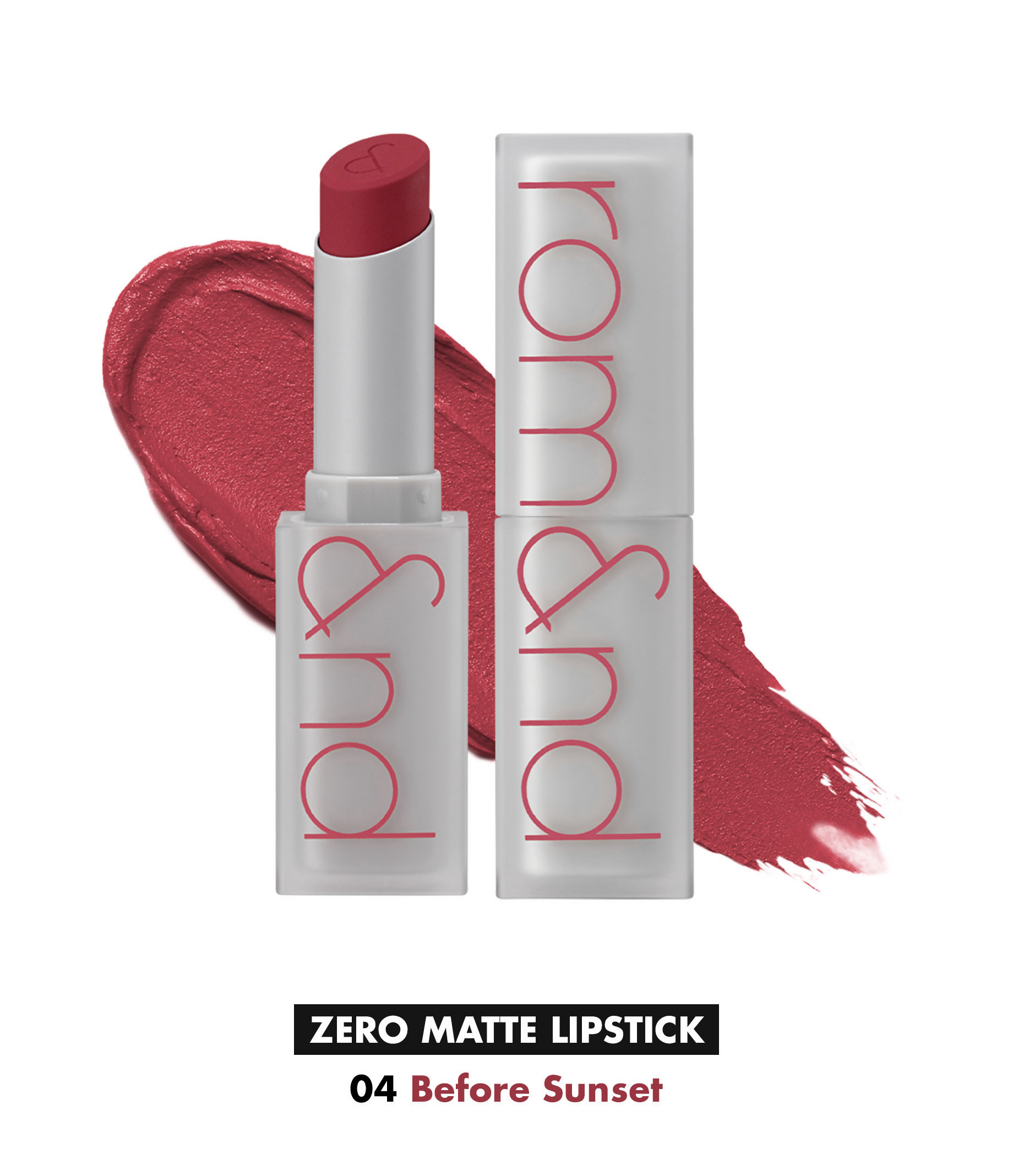 Rom&nd Zero Matte Lipstick - 04 Before Sunset - Distacart