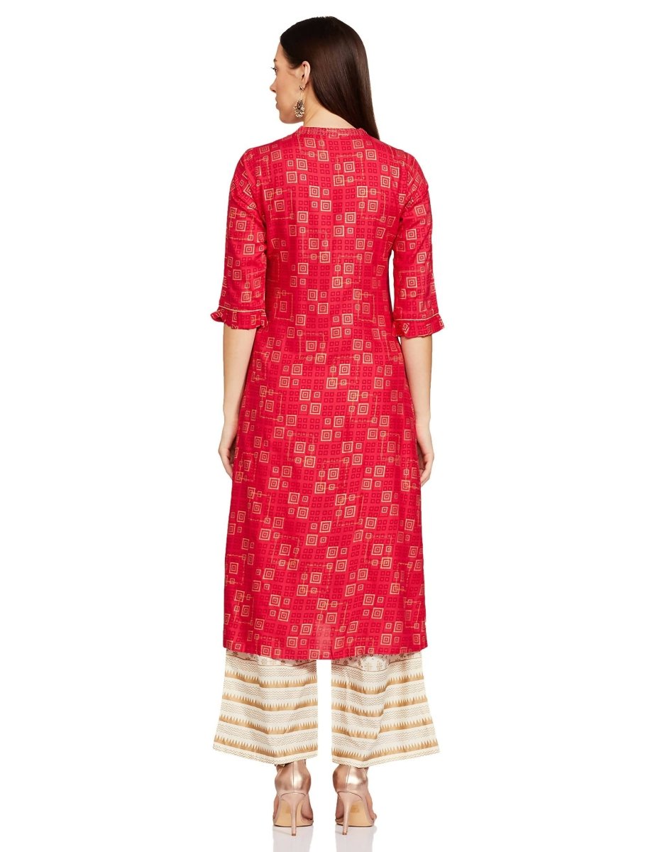 Anubhutee Women's Viscose Rayon Regular Pink Suit-Dress Set - Distacart