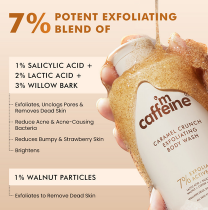 mCaffeine Brighten, De-Tan & Acne-Free Body Wash - Distacart