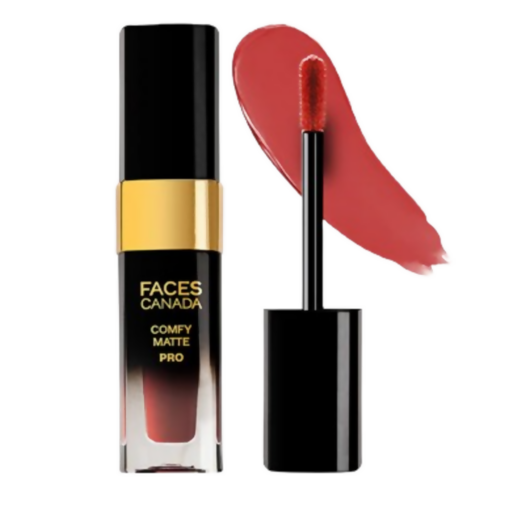 Faces Canada Comfy Matte Pro Liquid Lipstick - Umber Fix 10 - Distacart