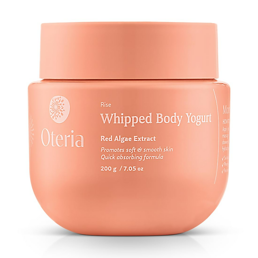 Oteria Premium Hydrating Body Yogurt Infused With Red Algae Extract Gel For Summer Moisturizer & Beauty Essential - Distacart