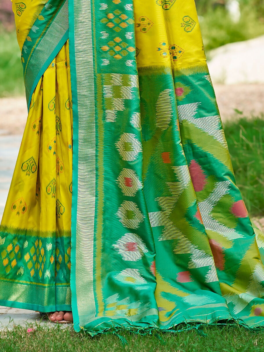 Astita Mustard Soft Silk Saree