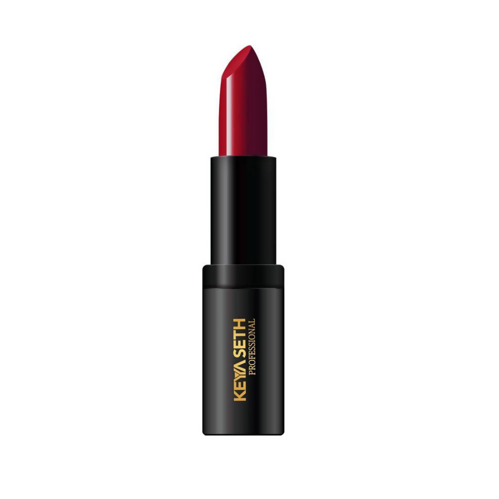 Keya Seth Aromatherapy Professional Matte Lipstick - Deep Bright Red - Distacart