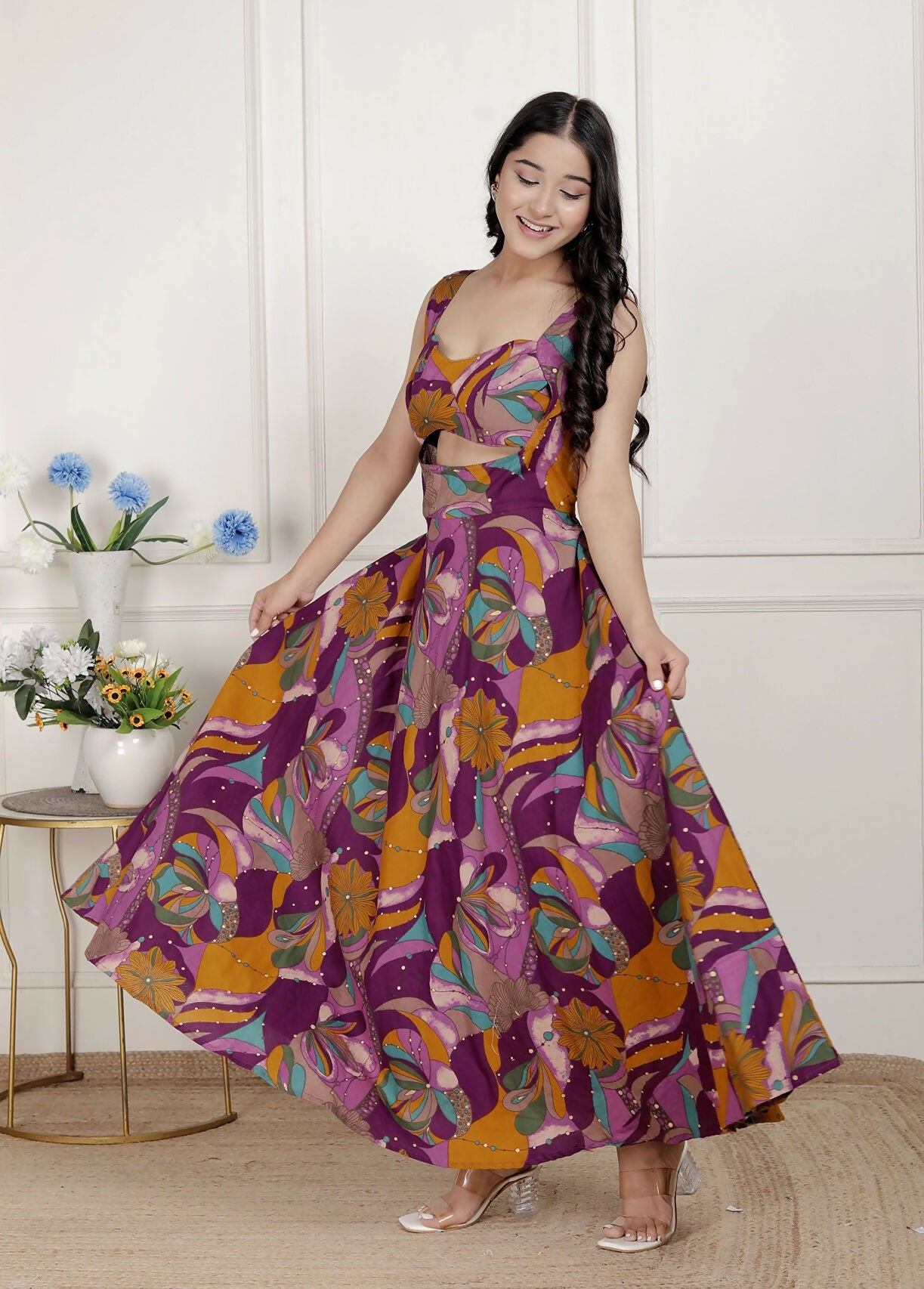 MAGENTA_WESTERN_DRESS (8)