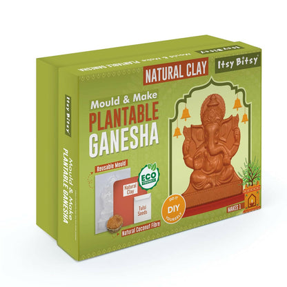 Little Birdie DIY Mould & Make Plantable Ganesha Eco-Friendly Kit - Dista