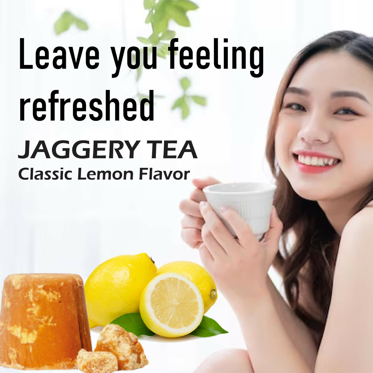 Naivedyam Classic Lemon Flavour Jaggery Tea - Distacart
