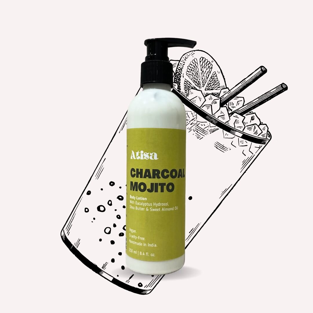 Atisa Charcoal Mojito Body Lotion - Distacart