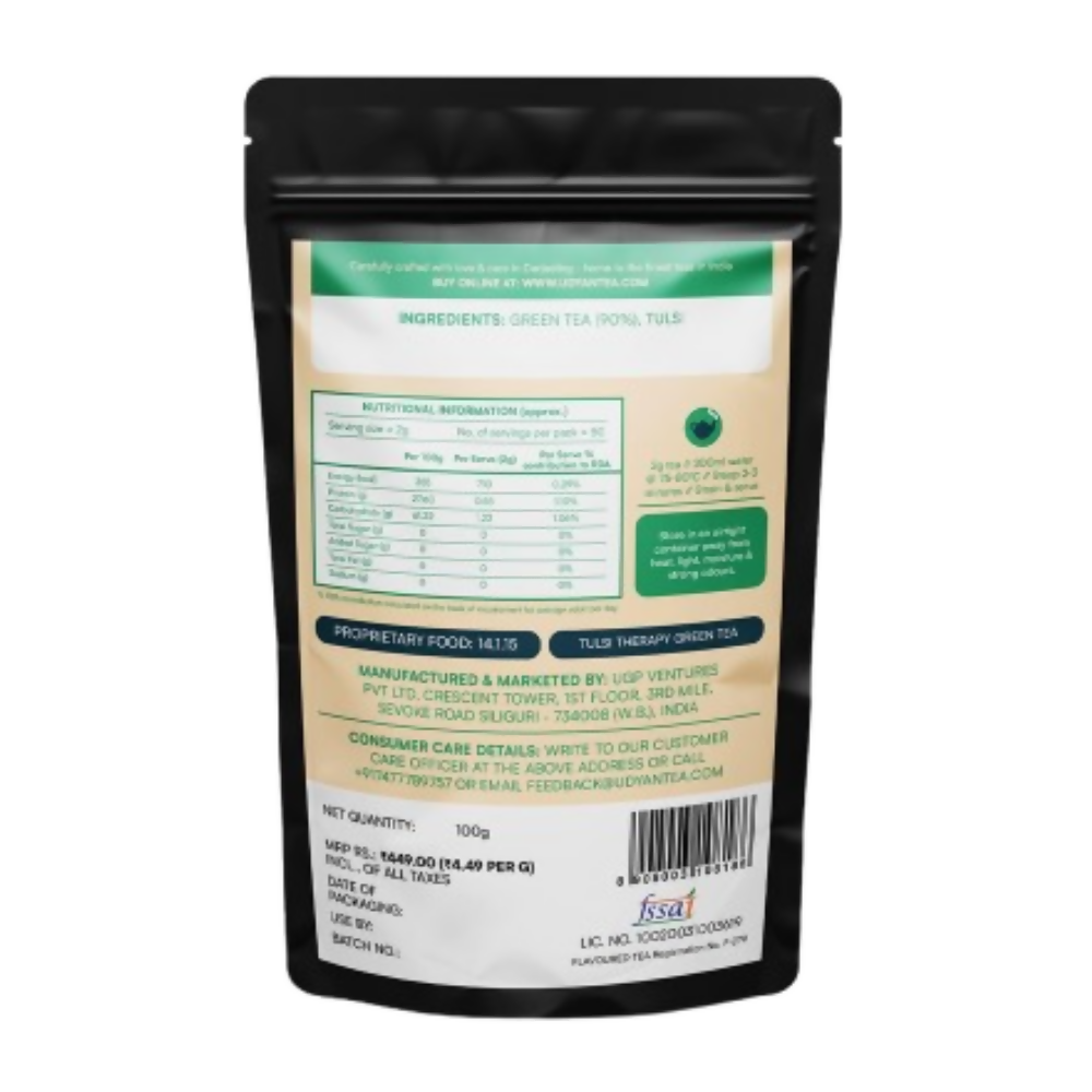 Udyan Tea Tulsi Therapy Green Tea - Dista