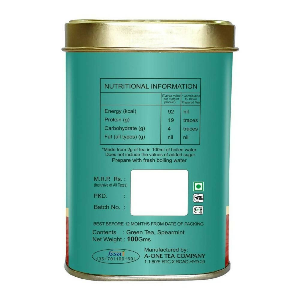 A-One Classic Premium Spearmint Green Tea - Distacart