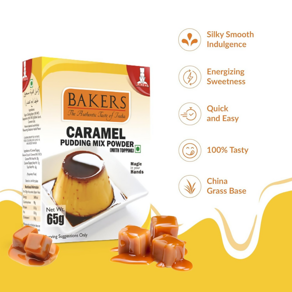 BAKERS Instant Pudding Mix - Caramel Flavor - Dista