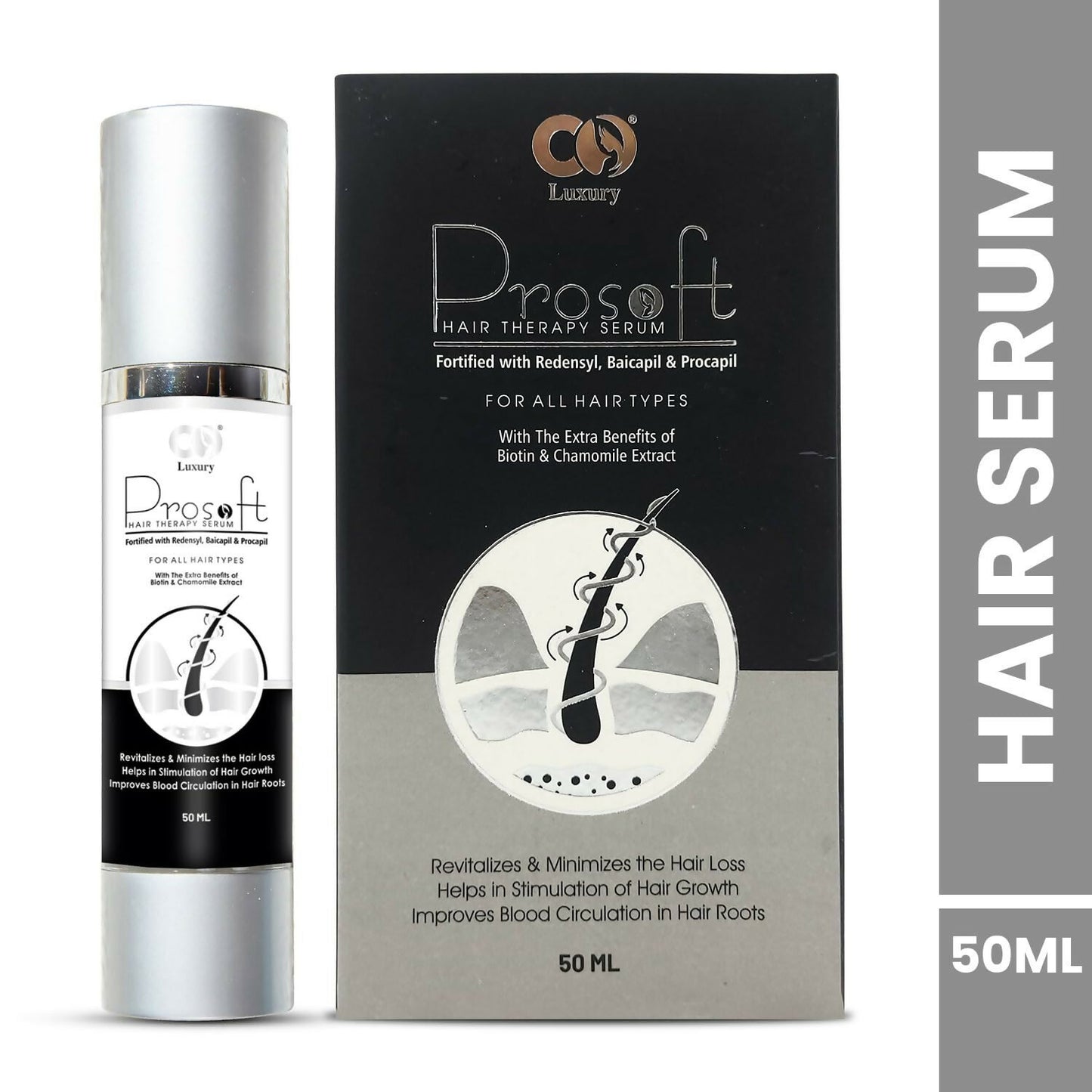 Prosoft Hair Therapy Serum For Hair Fall Control & Hair Growth - Distacart