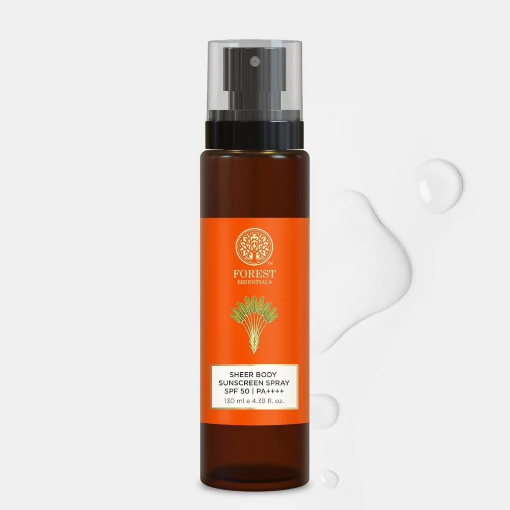 Forest Essentials Sheer Sunscreen Body Spray SPF 50|PA++++ - Dista