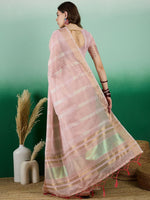 Thumbnail for Mitera Woven Design Zari Organza Saree - Distacart
